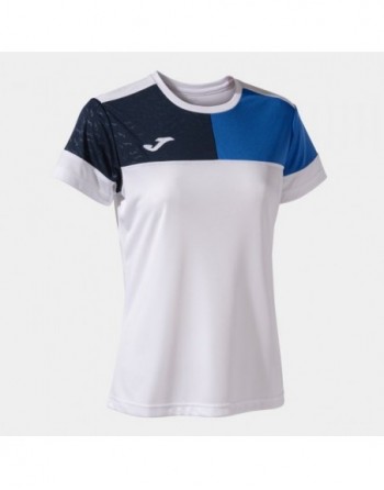 CREW V SHORT SLEEVE T-SHIRT WHITE ROYAL NAVY