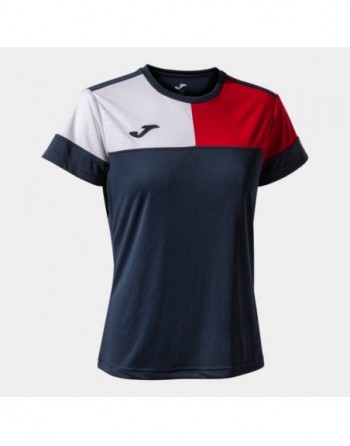 CREW V SHORT SLEEVE T-SHIRT NAVY RED WHITE