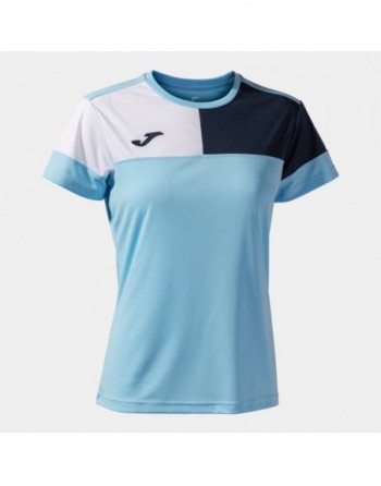 CREW V SHORT SLEEVE T-SHIRT SKY BLUE NAVY WHITE