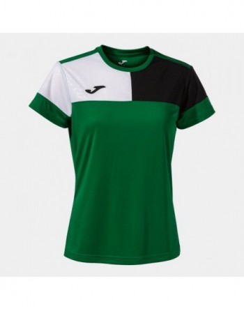 CREW V SHORT SLEEVE T-SHIRT GREEN BLACK WHITE