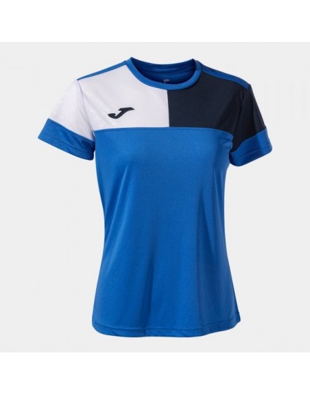 CREW V SHORT SLEEVE T-SHIRT ROYAL NAVY WHITE