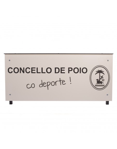 MESA ANOTADORES BASIC FENÓLICO 8MM BLANCO