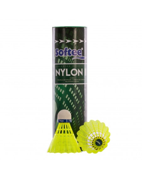 VOLANTES BADMINTON SOFTEE 'NYLON II' 6UDS