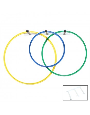 SOPORTE METÁLICO PARA AROS Y CUERDAS MODELO III