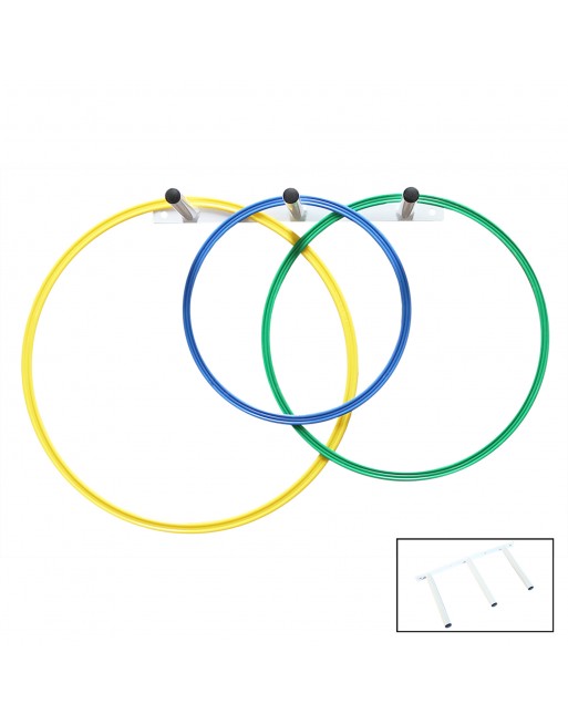 SOPORTE METÁLICO PARA AROS Y CUERDAS MODELO III