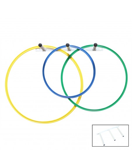 SOPORTE METÁLICO PARA AROS Y CUERDAS MODELO III