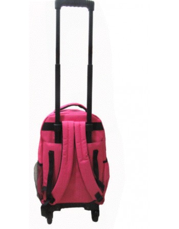 MOCHILA TROLLEY ROSA