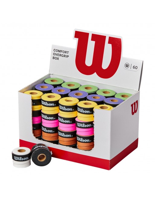 CAJA 60 OVERGRIPS WILSON COLORES