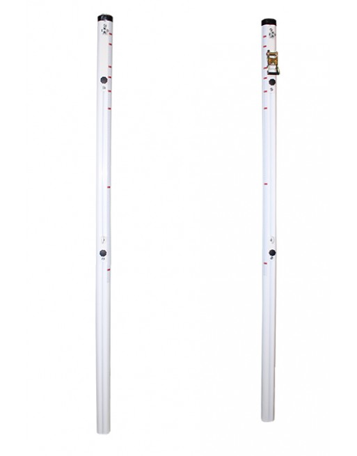 JUEGO POSTES MULTIALTURAS ALUMINIO TUBO DE 90MM FIJOS