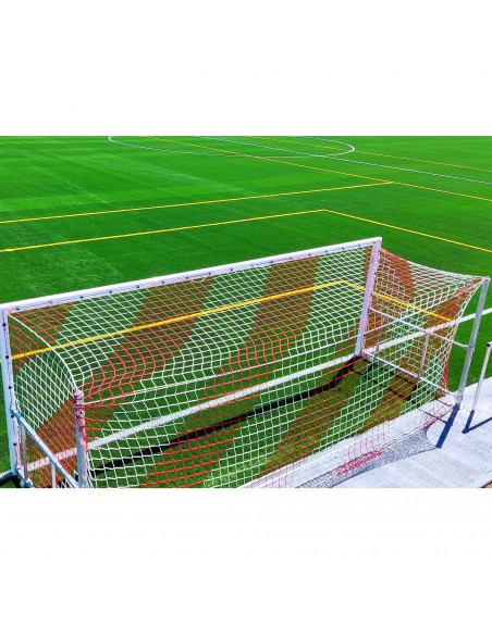 JUEGO REDES FUTBOL 11 4 MM POLIPROPILENO MALLA 120 BICOLOR