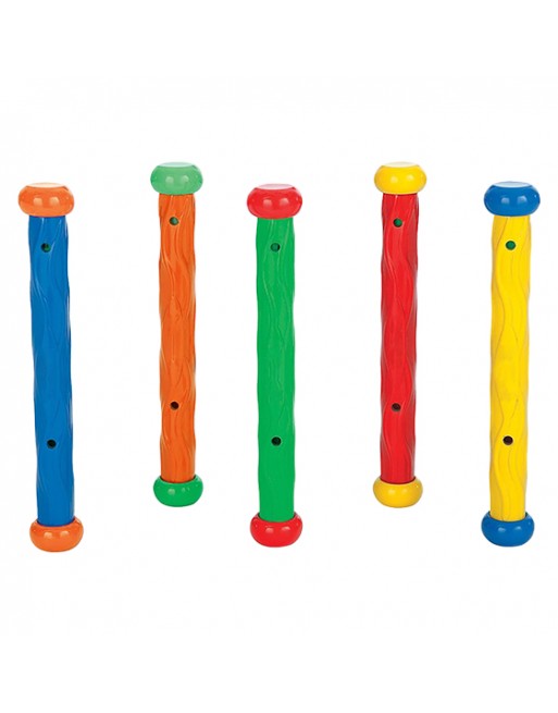 JUEGO 5 BASTONES BUCEO FLEXIBLES
