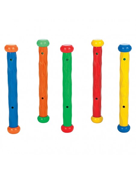 JUEGO 5 BASTONES BUCEO FLEXIBLES