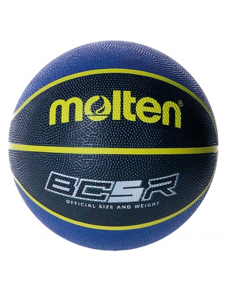 BALÓN MOLTEN BALONCESTO BCR2 TALLA 5 AZUL/NEGRO