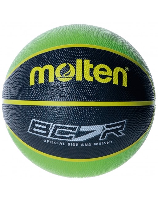 BALÓN MOLTEN BALONCESTO BCR2 TALLA 7 VERDE/NEGRO
